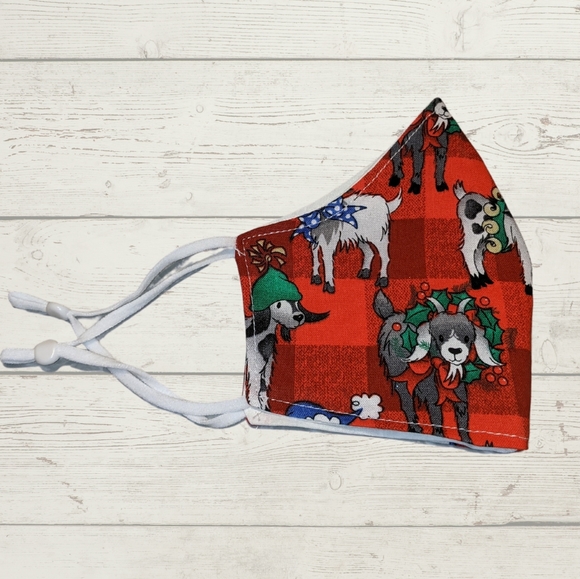 Holiday Goat Mask - Picture 2 of 2